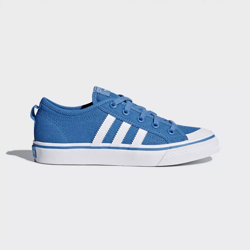 Adidas Nizza Tenis Azules Para Niña (MX-79910)